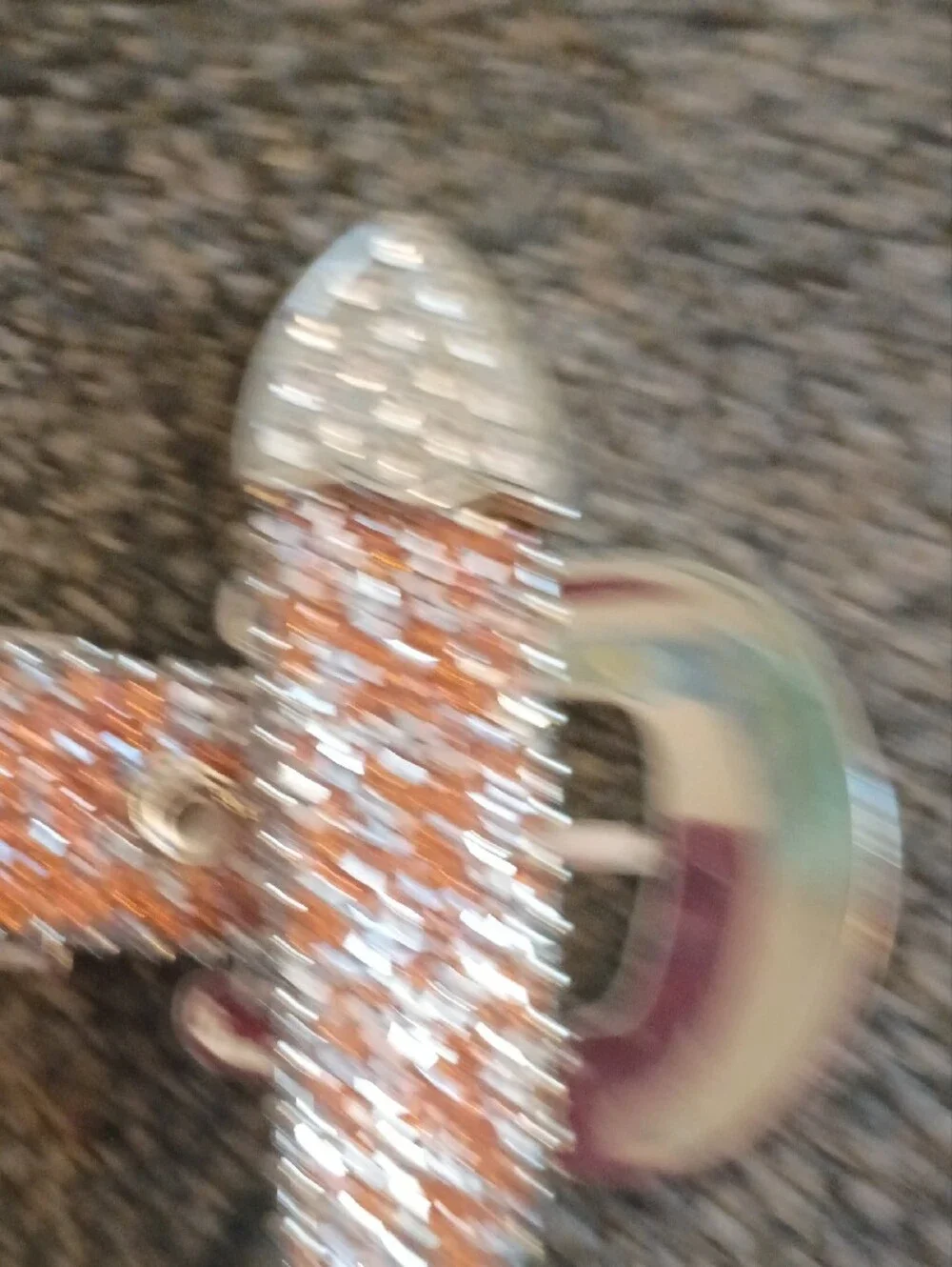 Rhinestone Embellished Orange Little Girls Size 20 Belt